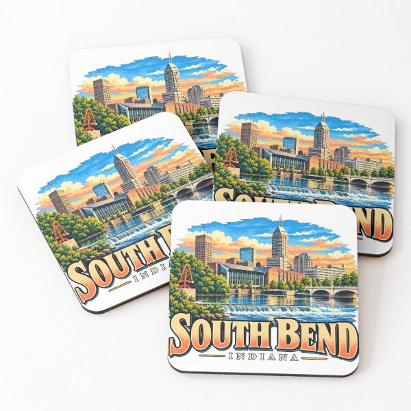 Item preview, Vintage South Bend Indiana Travel Souvenir Landmark Gift designed and sold by MichaeIRellov.