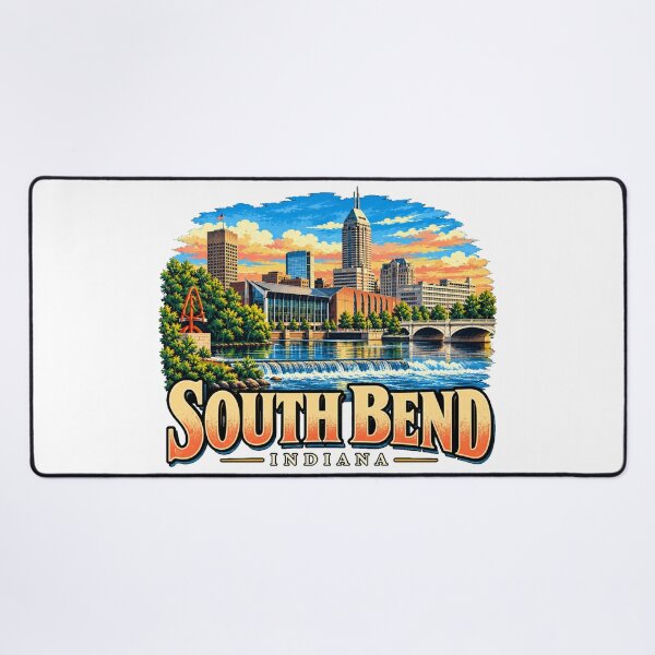 Item preview, Vintage South Bend Indiana Travel Souvenir Landmark Gift designed and sold by MichaeIRellov.