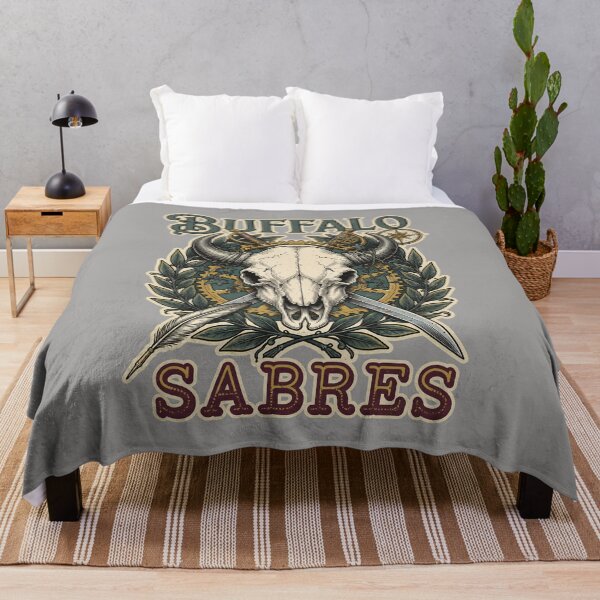 Item preview, Buffalo Sabres Logo Text Tee-86 designed and sold by NadineLewalter.