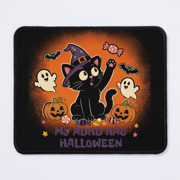 Item preview, My ADHD has Halloween Funny ADHD Halloween Cat designed and sold by T-version.