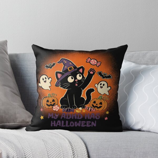 Item preview, My ADHD has Halloween Funny ADHD Halloween Cat designed and sold by T-version.