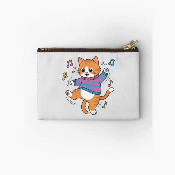 Item preview, Cute Dancing Cat Colorful Sweater Musical Kitten designed and sold by Fine-Arts-Lab.