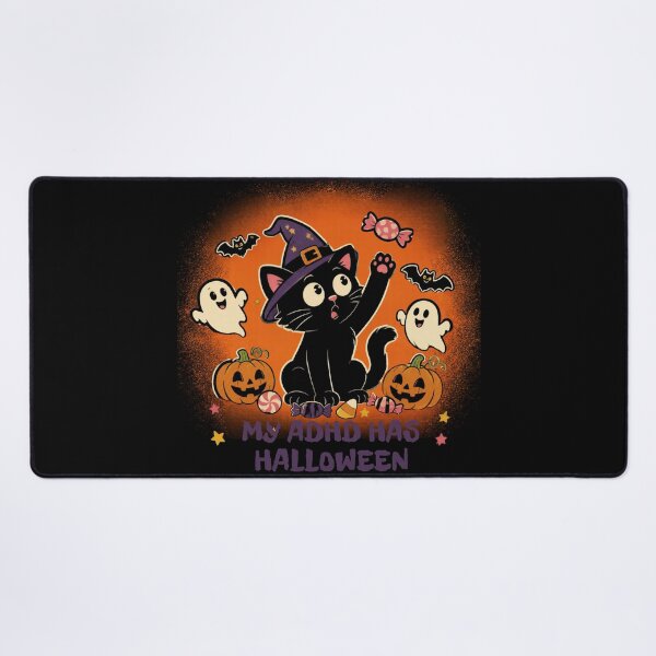 Item preview, My ADHD has Halloween Funny ADHD Halloween Cat designed and sold by T-version.