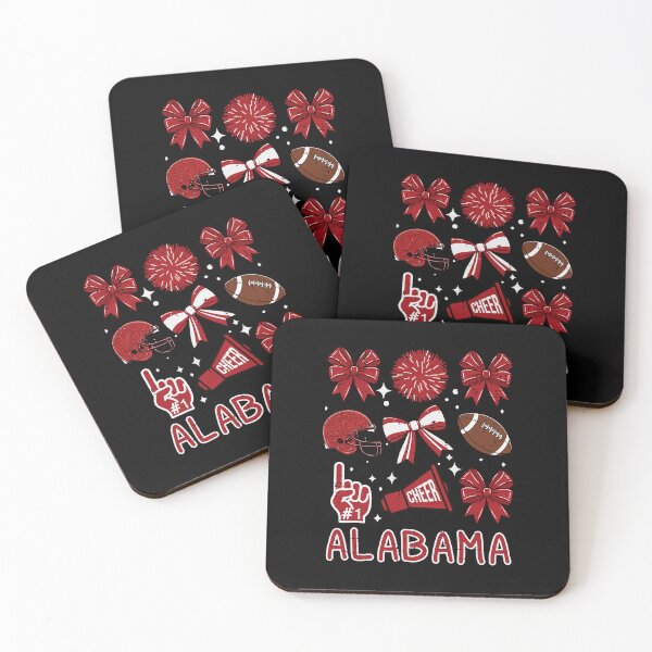 Item preview, Alabama Football Cheer Bows Crimson Game Day Spirit designed and sold by khdmalakarak.