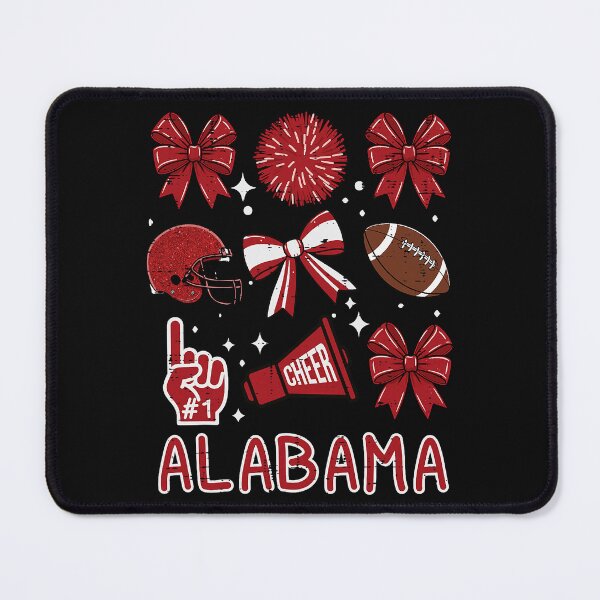 Item preview, Alabama Football Cheer Bows Crimson Game Day Spirit designed and sold by khdmalakarak.