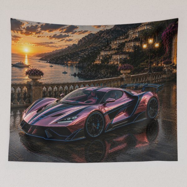 Item preview, Rose Titanium — Metallic Pink Luxury Supercar designed and sold by ZYVARENNE.