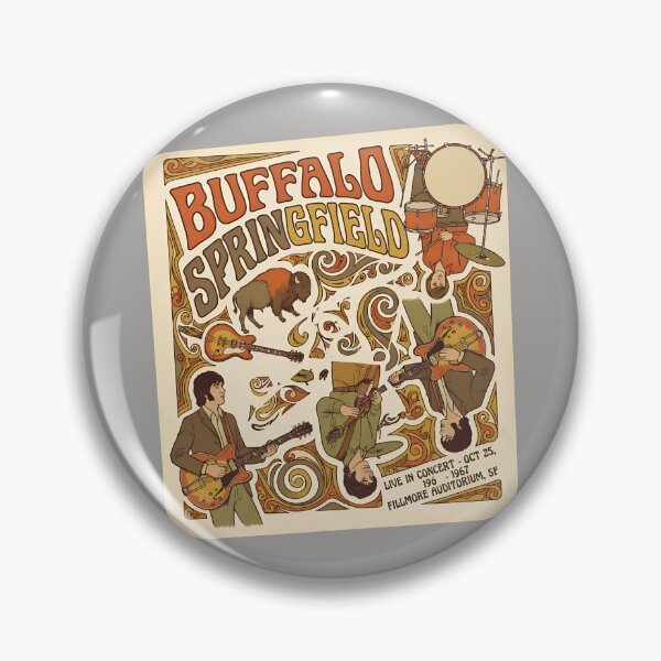 Item preview, Buffalo Springfield 1967 Concert Poster Style Tee-93 designed and sold by NadineLewalter.