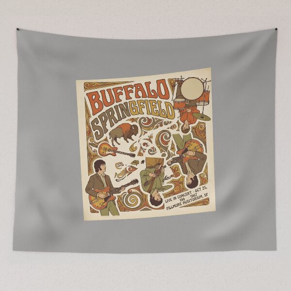 Item preview, Buffalo Springfield 1967 Concert Poster Style Tee-93 designed and sold by NadineLewalter.