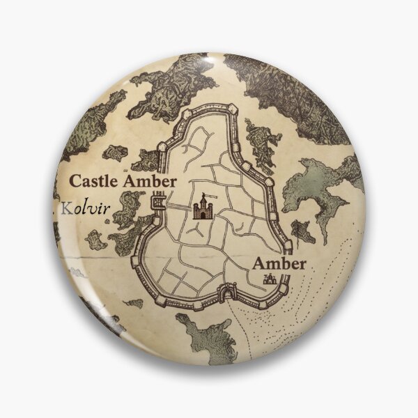 Item preview, Map of Amber (The Realm of Amber) designed and sold by Coloor.