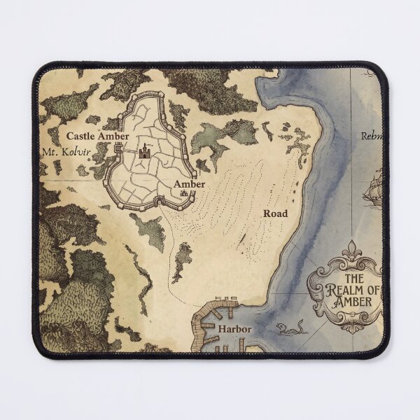Item preview, Map of Amber (The Realm of Amber) designed and sold by Coloor.
