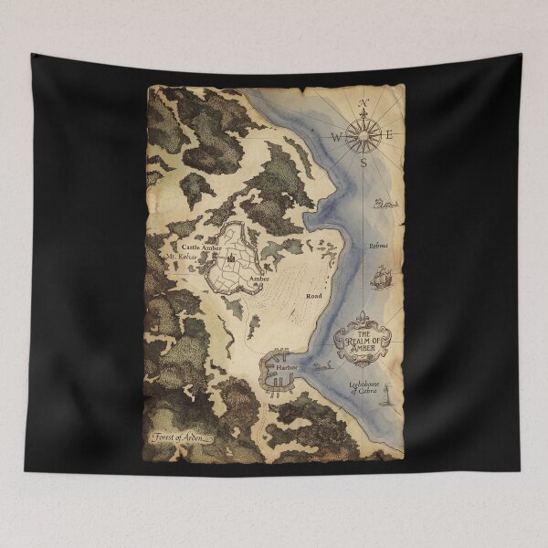 Item preview, Map of Amber (The Realm of Amber) designed and sold by Coloor.