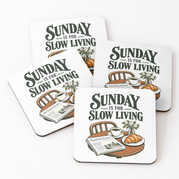 Item preview, SUNDAY SLOW LIVING designed and sold by Ahsacom.