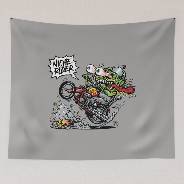 Item preview, Bugged Out Biker Goblin Chopper Ride-64 designed and sold by NadineLewalter.
