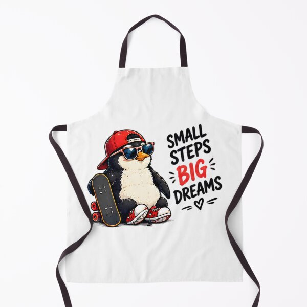 Item preview, Small Steps Big Dreams Skater Penguin designed and sold by Pyt27.