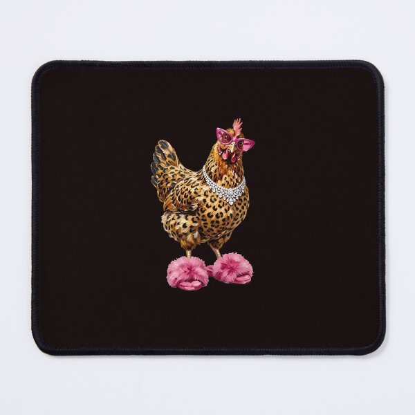Item preview, Glam Leopard Chicken in Pink Fashionable Flair designed and sold by ImeldaSparks.