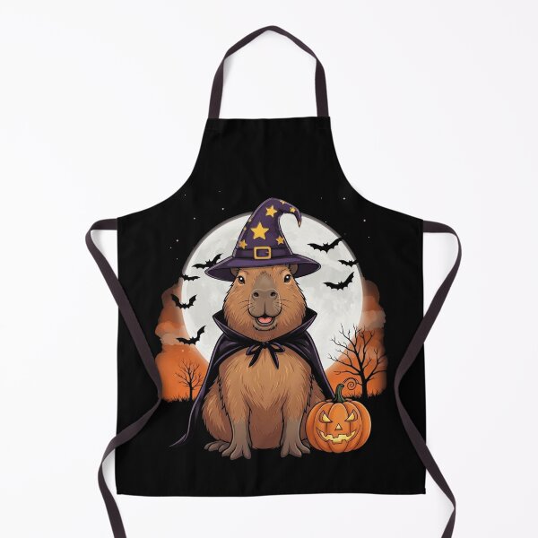 Item preview, Cute Capybara Halloween Witch Dog Pumpkin Spooky Night designed and sold by Anime  ⭐⭐⭐⭐⭐.