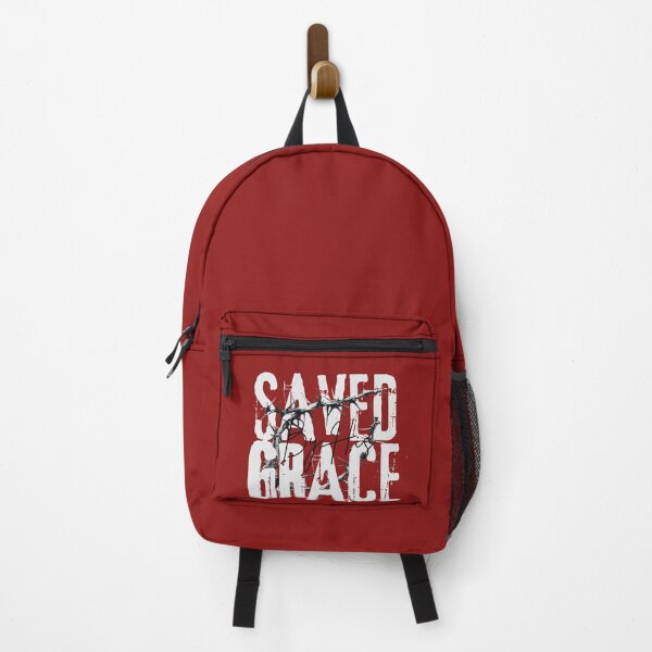 Item preview, Saved By Grace - Crucifixion Motivational Quotes  - Christmas Gifts For Wife - Red designed and sold by Doiemacreations.