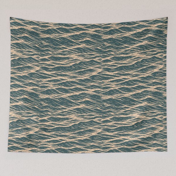 Item preview, Sunrise Ocean Waves Pattern designed and sold by sifis.