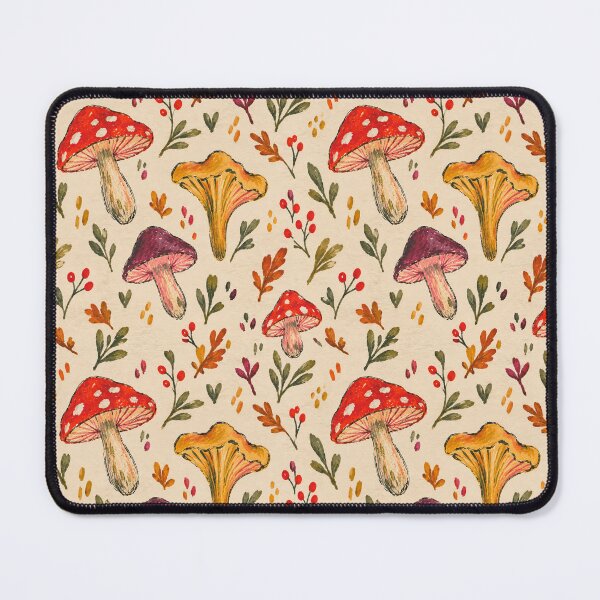Item preview, Mushroom Goblincore Forestcore Woodland Pattern designed and sold by patterncrow.