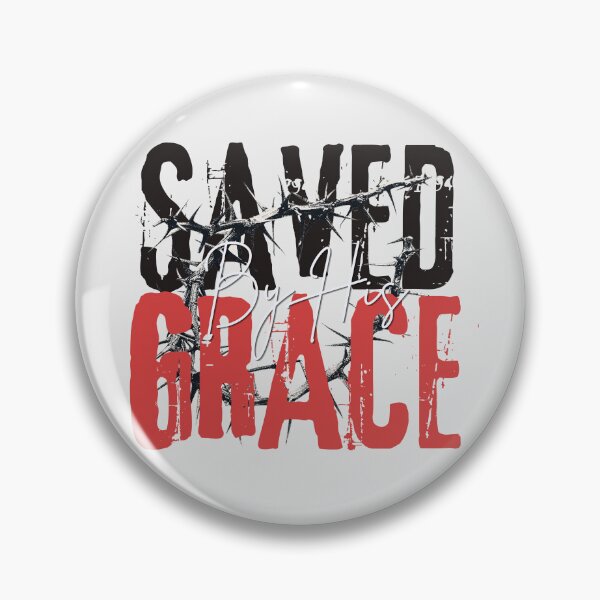 Item preview, Saved By Grace - Baptism Bible Verse Quote  - Christmas Gifts For Women - Off White designed and sold by Doiemacreations.