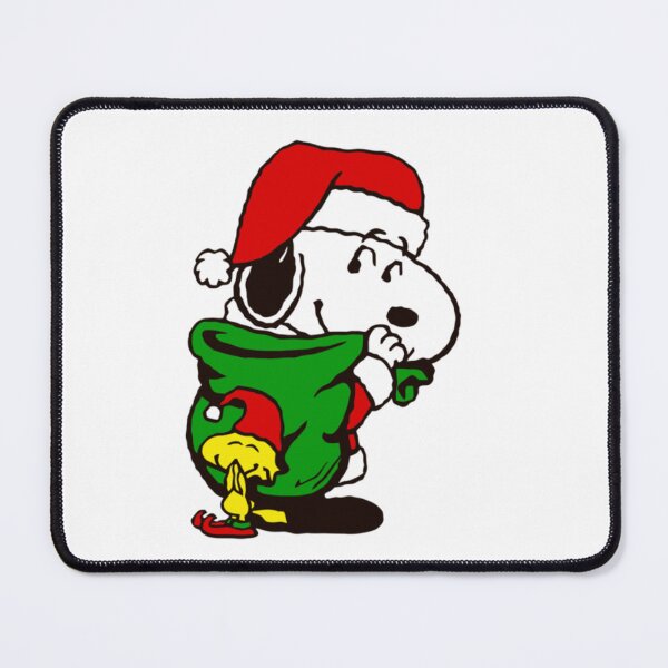 Item preview, Snoopy wearing a Santa hat and Christmas designed and sold by shanaeartists.