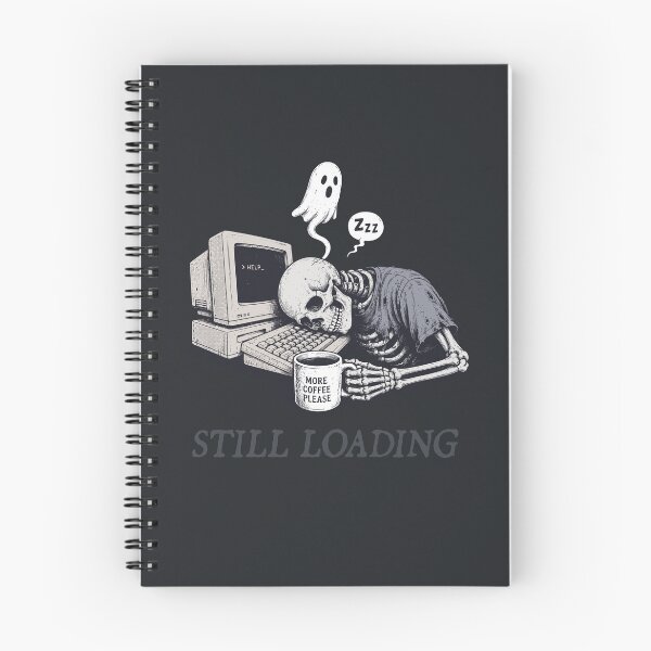 Item preview, Funny Programmer Burnout Retro Grunge Skeleton For Tired Software Engineers designed and sold by roarsomethings.