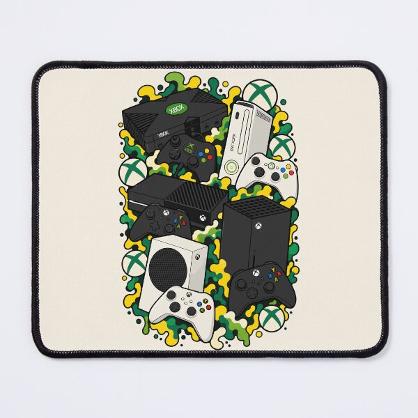Item preview, Xbox Gaming Console Evolution – Retro Gamer Comic Art designed and sold by Leeded.