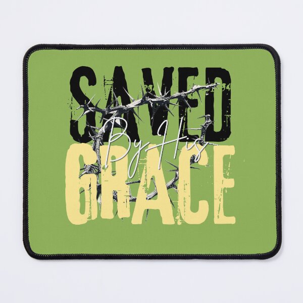Item preview, Saved By Grace - Salvation Inspiration Quote - Dad Fathers Day Gifts - Green designed and sold by Doiemacreations.