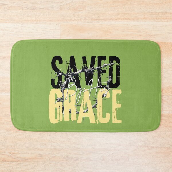 Item preview, Saved By Grace -  Salvation Inspiration Quote  - Dad Fathers Day Gifts - Green designed and sold by Doiemacreations.