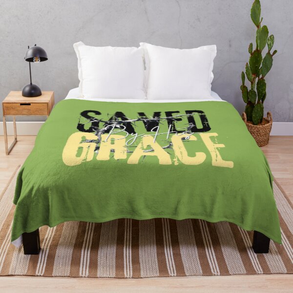 Item preview, Saved By Grace -  Salvation Inspiration Quote  - Dad Fathers Day Gifts - Green designed and sold by Doiemacreations.