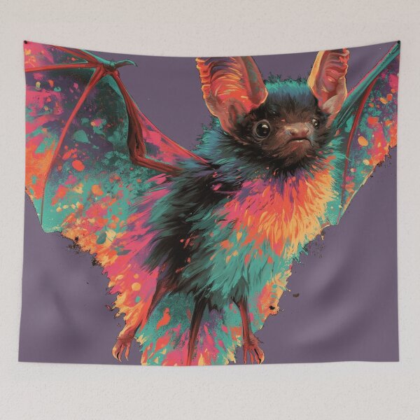 Item preview, Colourful bat designed and sold by The King's general goods.
