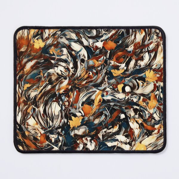 Item preview, Emberleaf Maelstrom – Fiery Autumn Abstract designed and sold by Absractshop4942.