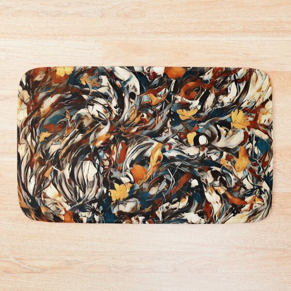 Item preview, Emberleaf Maelstrom – Fiery Autumn Abstract designed and sold by Absractshop4942.