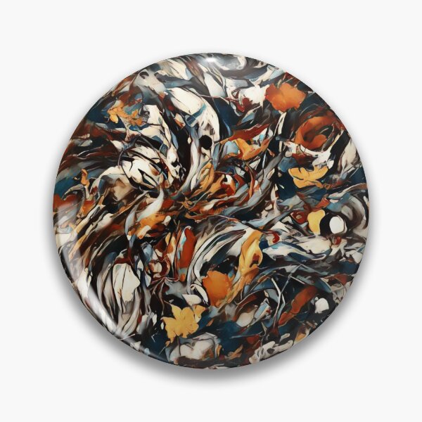 Item preview, Emberleaf Maelstrom – Fiery Autumn Abstract designed and sold by Absractshop4942.