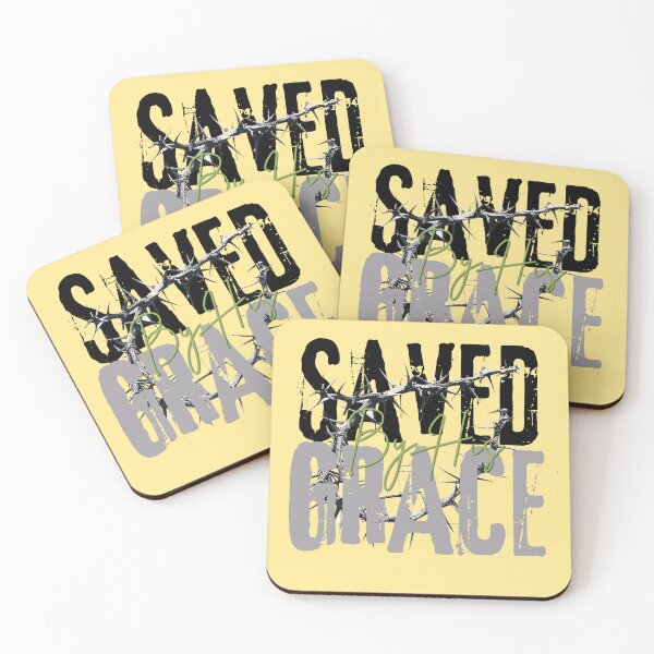 Item preview, Saved By Grace -  Christ Episcopal Church  - Dads Day Gifts - Faded Yellow designed and sold by Doiemacreations.
