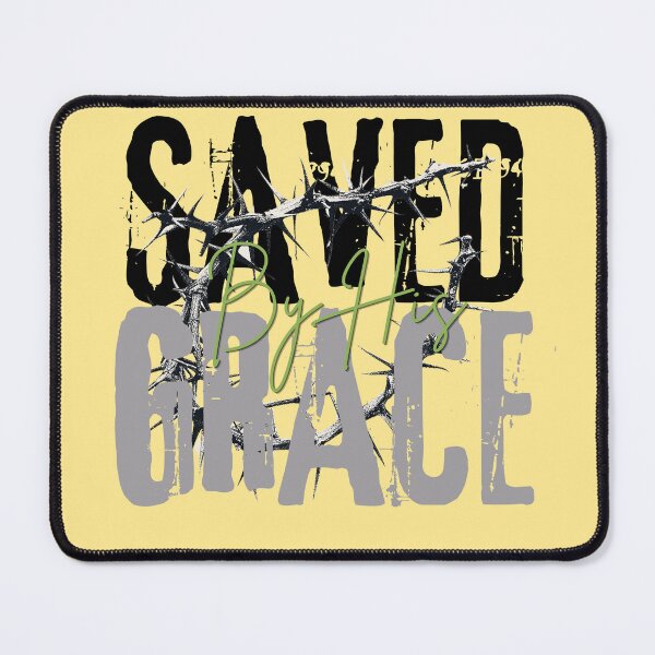 Item preview, Saved By Grace - Christ Episcopal Church - Dads Day Gifts - Faded Yellow designed and sold by Doiemacreations.
