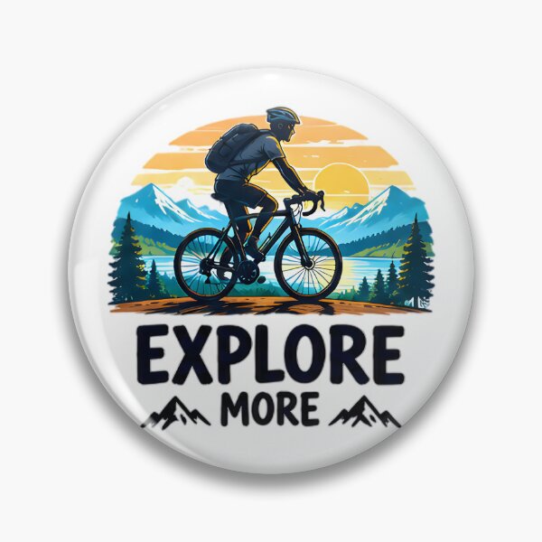 Item preview, Explore More Mountain Biking Sunset designed and sold by Pyt27.