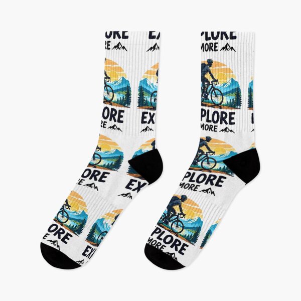 Item preview, Explore More Mountain Biking Sunset designed and sold by Pyt27.