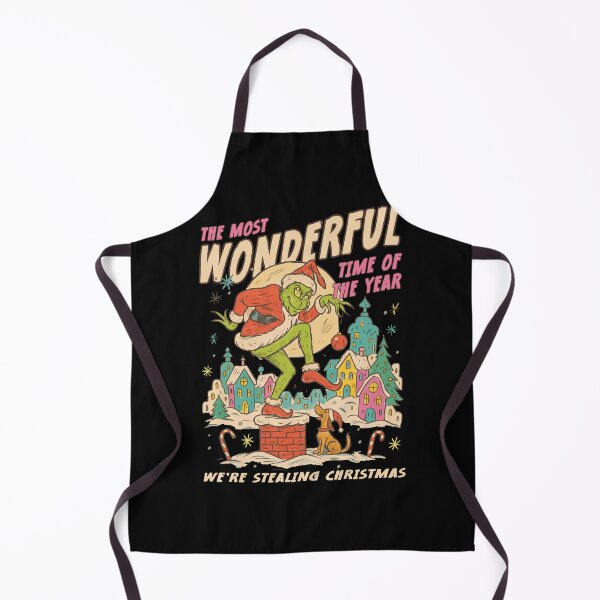 Item preview, The Most Wonderful Time Grinch Stealing Christmas designed and sold by khdmalakarak.