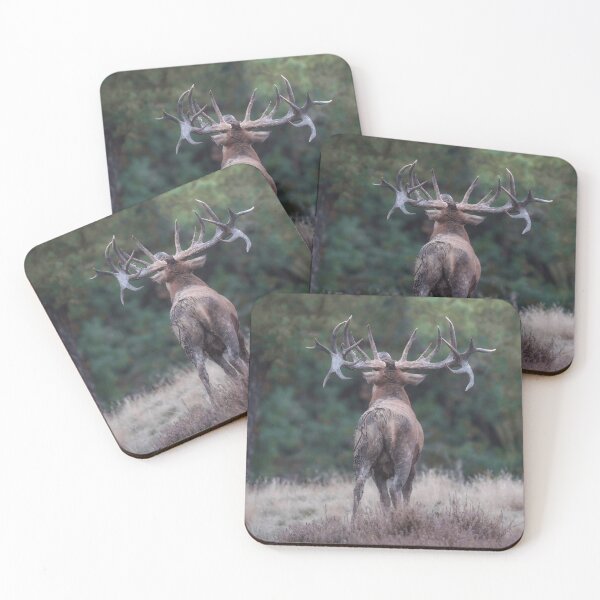 Item preview, Stag with a Crown of Antlers designed and sold by Wildframe Works.