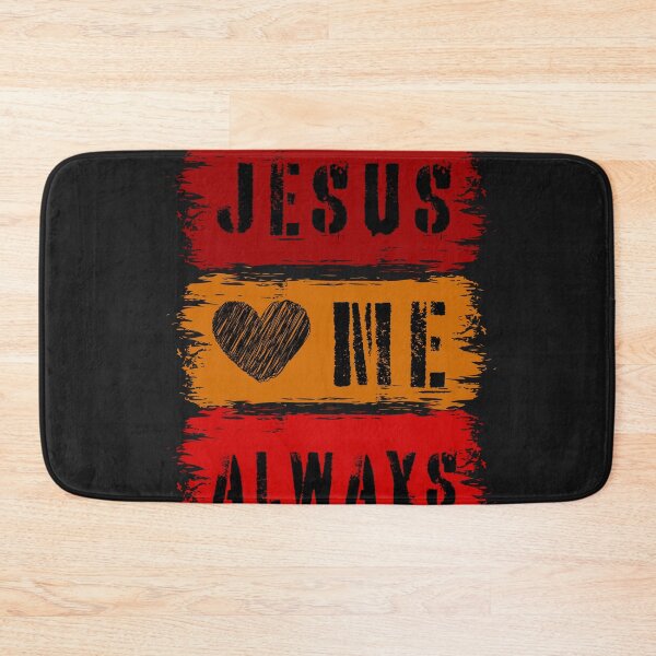 Item preview, Jesus Loves Me Always -  Christian Daily Bible Quotes  - Father'S Day Gift Ideas - Black designed and sold by Doiemacreations.
