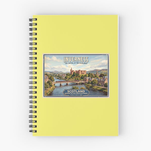 Artikelvorschau, Inverness, Schottland Reiseplakat entworfen und verkauft von ArtworkNorth.
