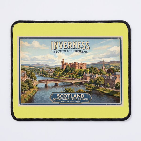 Item preview, Inverness, Scotland Travel Poster designed and sold by ArtworkNorth.