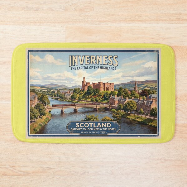 Item preview, Inverness, Scotland Travel Poster designed and sold by ArtworkNorth.