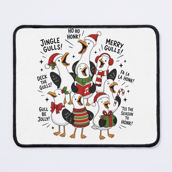 Item preview, Funny Christmas Seagulls Holiday Choir Funny Coastal Animal Xmas designed and sold by nryum.