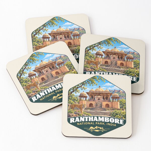 Item preview, Ranthambore National Park India – Vintage Tiger Safari Adventure designed and sold by Gideon Emmerich.