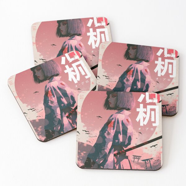Item preview, Samurai Warriors Poster | Japanese Fantasy Art Print Red Aesthetic designed and sold by Affiches29 Animé .