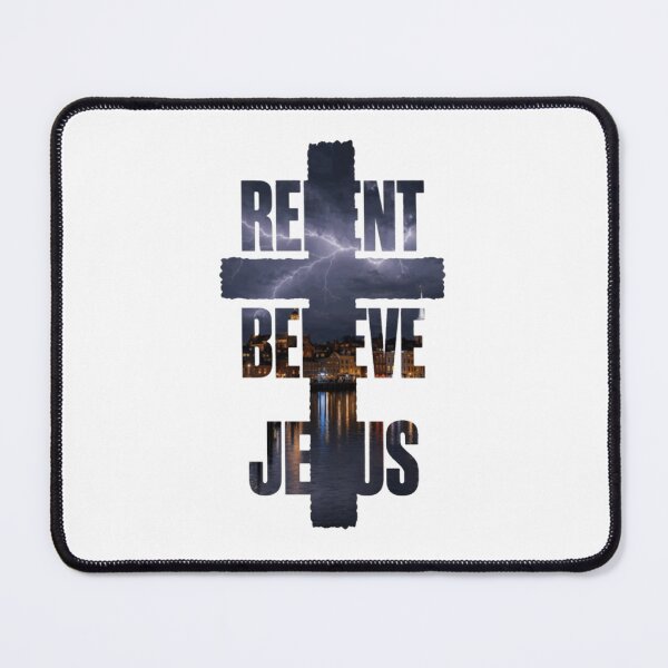 Item preview, Christian Evangelism Repent Believe in Jesus Christ designed and sold by StarHomes.