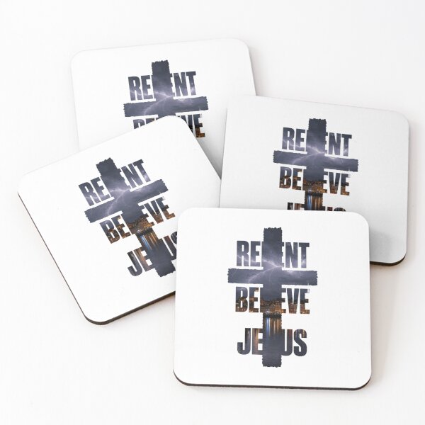 Item preview, Christian Evangelism Repent Believe in Jesus Christ designed and sold by StarHomes.