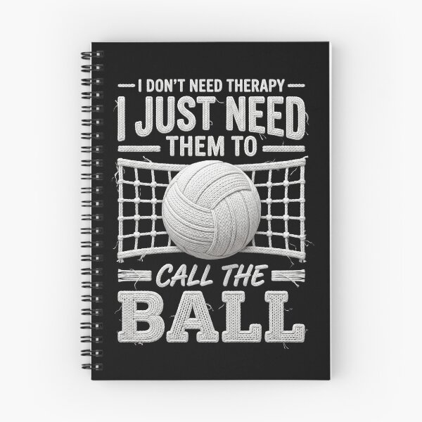 Item preview, I Don’t Need Therapy I Just Need Them to Call the Ball Crochet Volleyball designed and sold by NADIASHOP86.